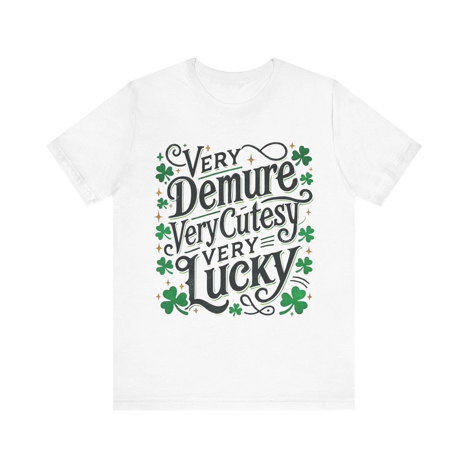 Very Lucky Saint Patrick s Day Shirt Funny Irish Shamrock T-Shirt S