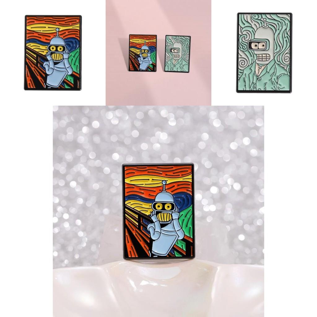 Trendy Cartoon Winter Character Brooch In Alloy With Stylish And Functional Design