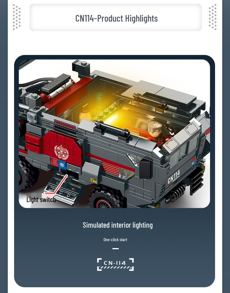 Senbao Wandering Earth 2 Carrier Vehicle Building Blocks Toy