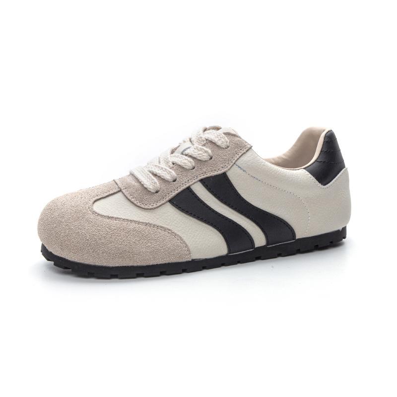 

Ретро повседневный спортивный женский новый кожаный на плоской подошве женский 40