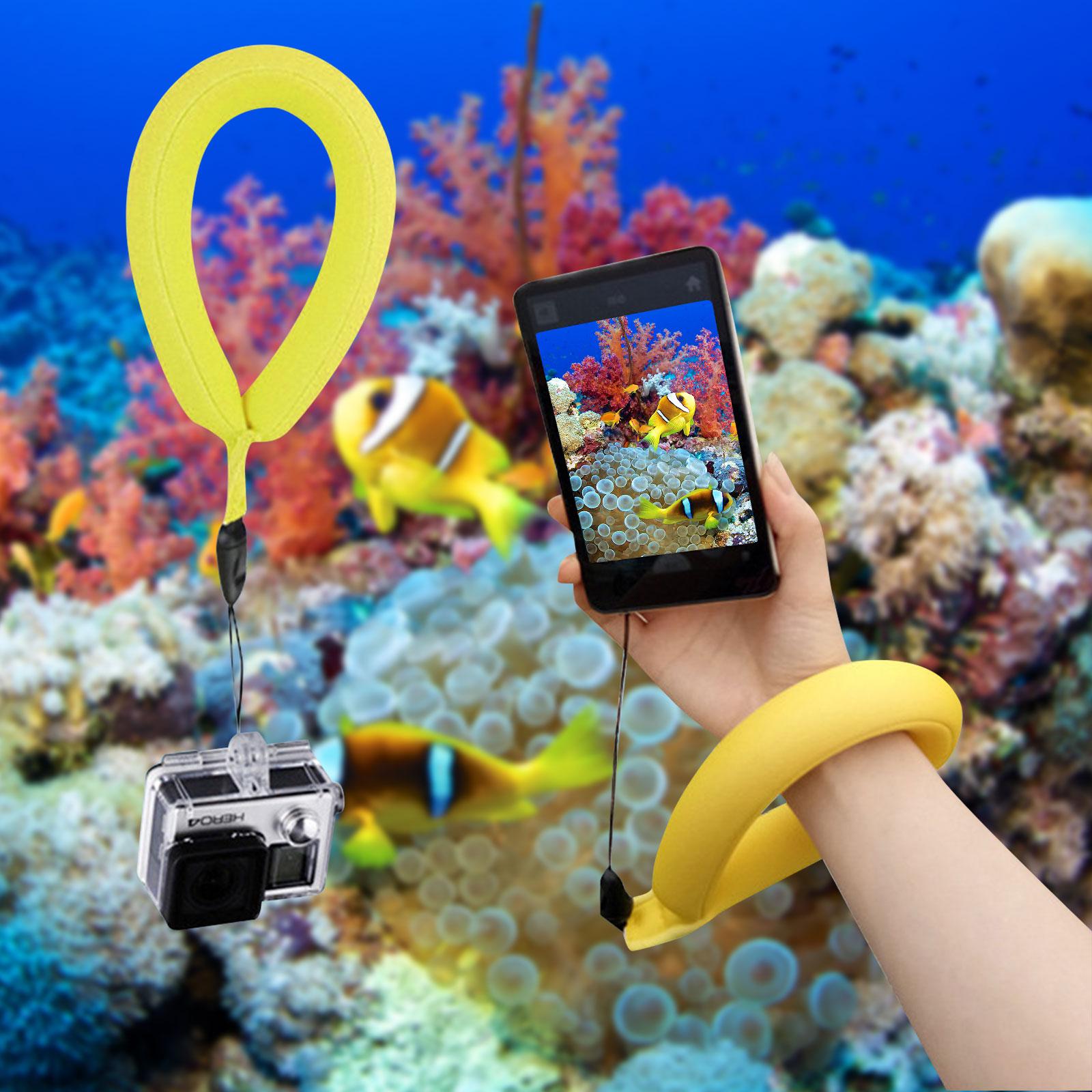 

Camera Buoyancy Wrist Strap Waterproof Float Belt for Camera Phone (Yellow)