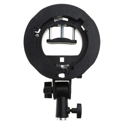 Universal Flash Bracket Mount Adapter with Hand Grip Adjustable for Speedlite Snoots Flash Softbox Photography Umbrella