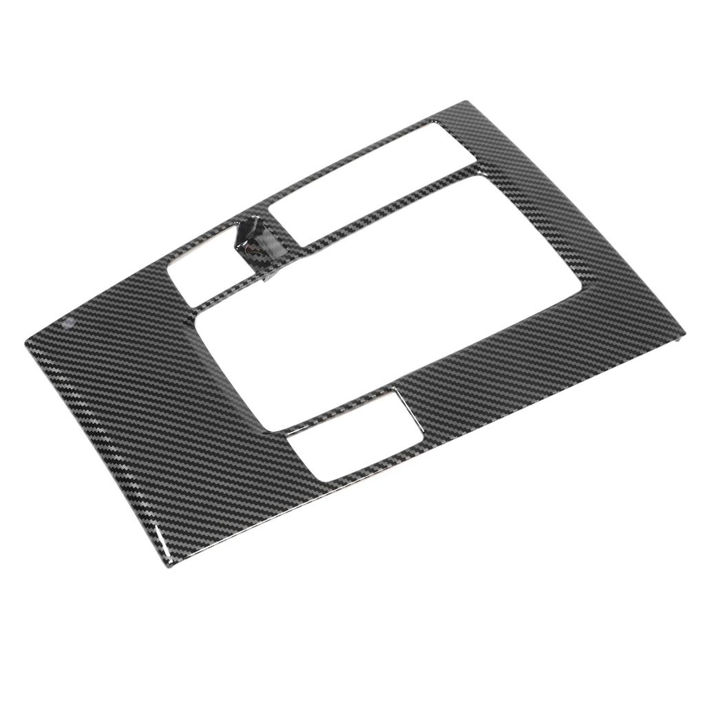 Mittelkonsole Schaltknauf Blende Abdeckung Carbonfaser-Stil Ersatz für Mazda 3 2020‑2023