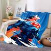 1pc Superman Hero Flannel Blanket Soft Warm Throw for Home, Office, Travel, All-Season Cozy Bedding GiftL1059