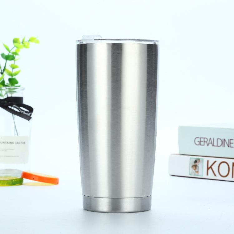 Wholesale 20oz Double Wall Vacuum Insulated Travel Mugs Stainless Steel Tumbler Wine Water Bottle 20 oz Stainless Steel Tumbler 20oz(566.99g)