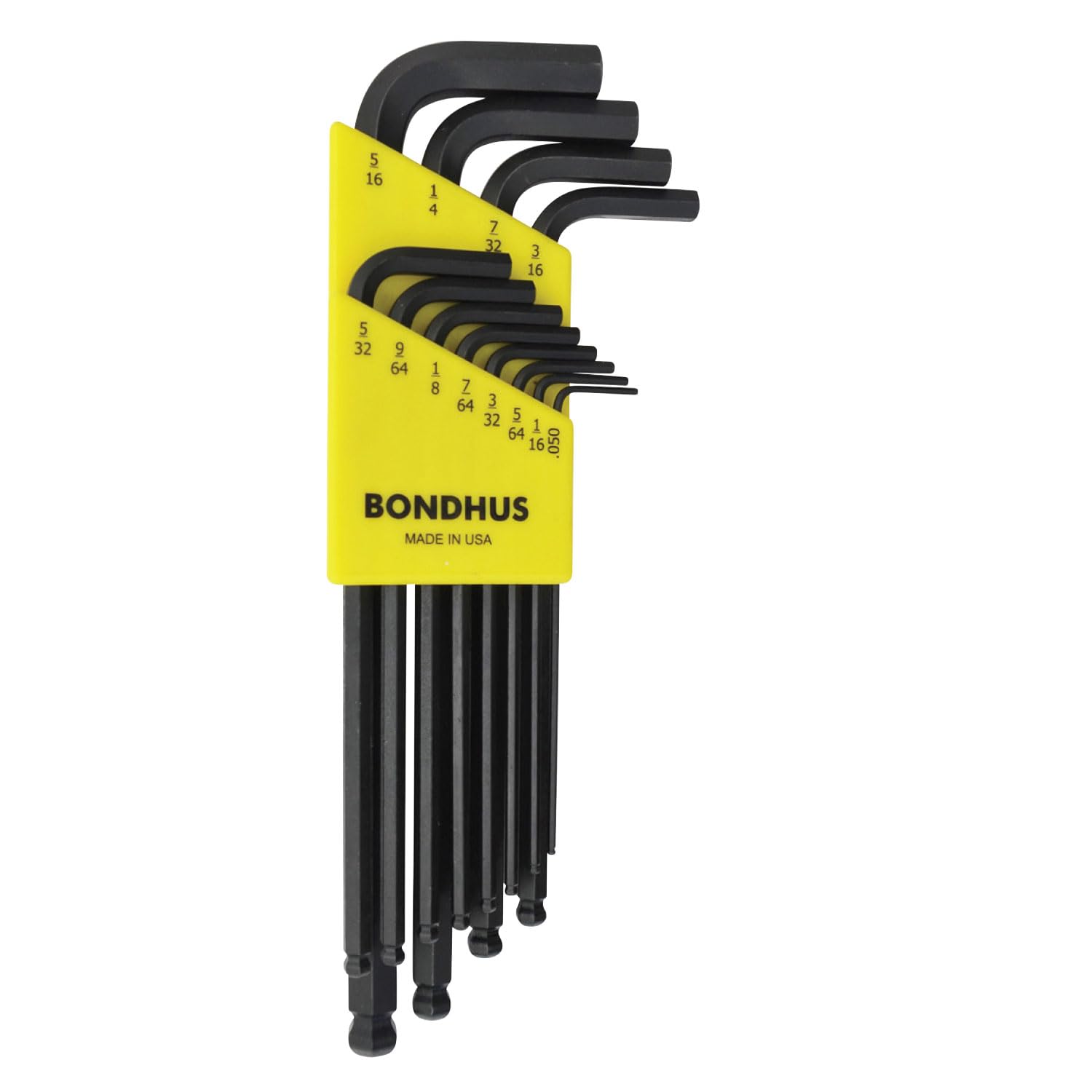

Hexagonal Ball Point Long Set Black Dyed 12 Piece Set BLX12 [BONDHUS] L-Wrench (0.050, 1/16, 5/64, 3/32, 7/64, 1/8, 9/64, 5/32, 3/16, 7/32, 1/4, 5/16
