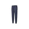 Fitness Series Solid Color Mid-Rise Drawstring Cuffed Knit Joggers Women Joggers Deep-Blue A11W411604F-NV