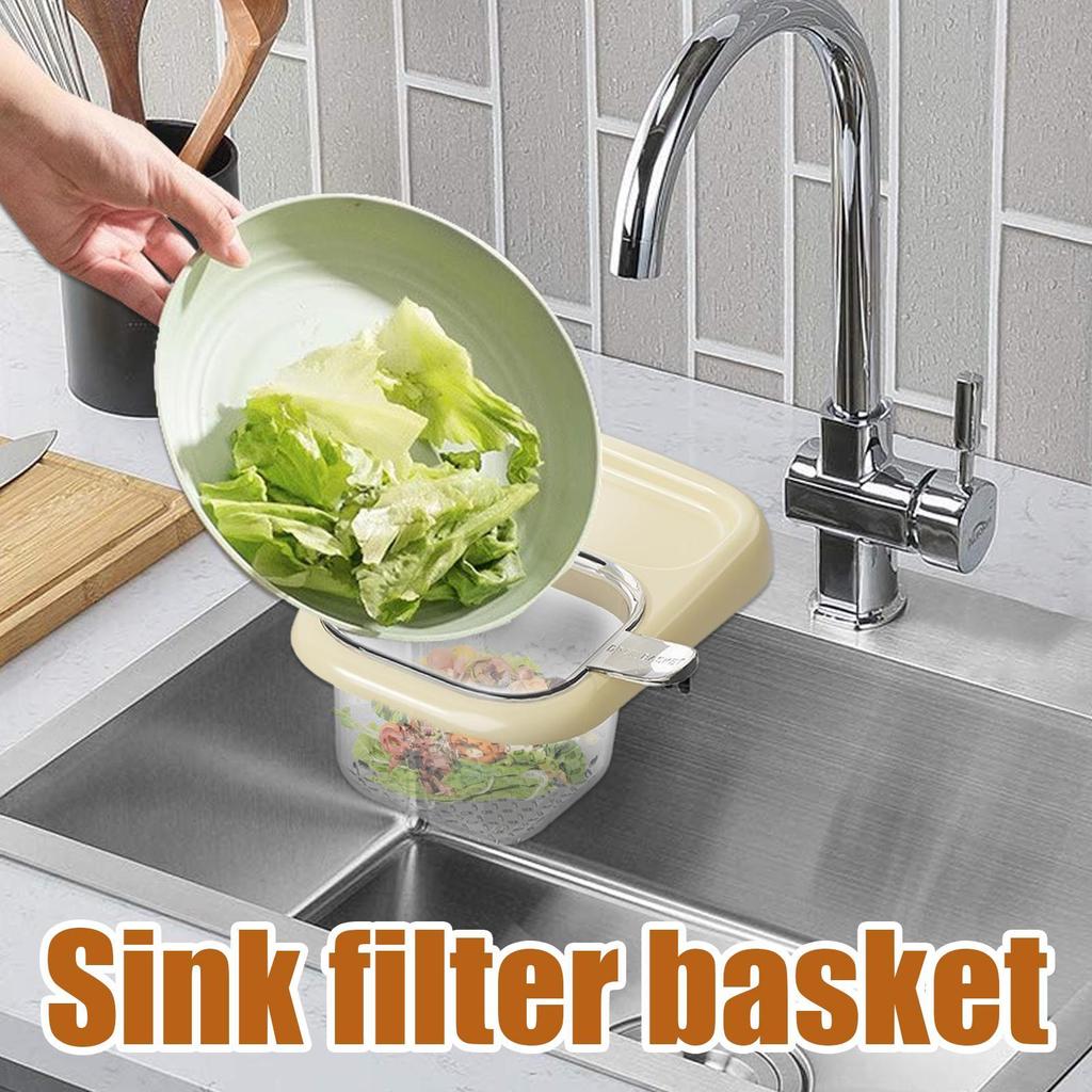 Kitchen Waste Filter, Suction Cup Sink Filter Basket, Kitchen Leftovers Filter Basket, Anti-blocking Drain Basket, Sink Strainer