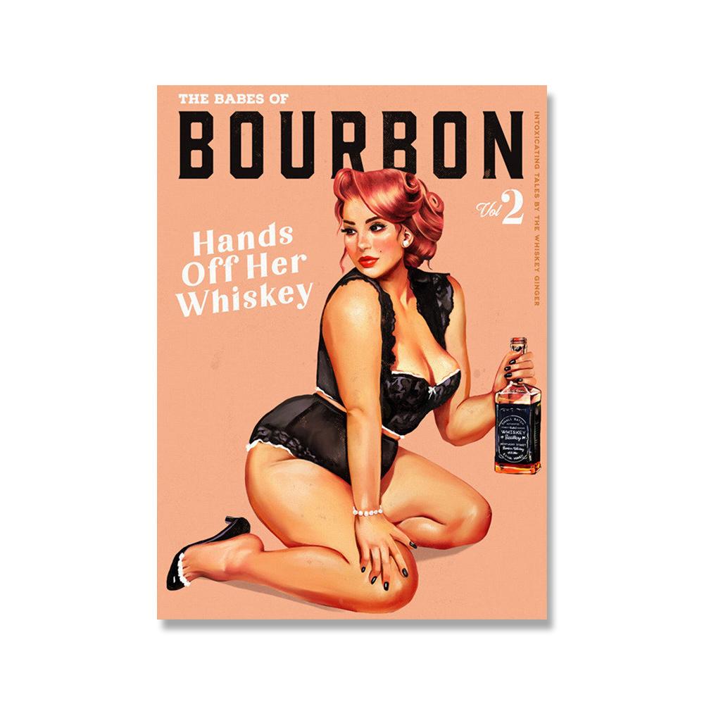 

Винтажный рекламный постер с виски и принты для бара, сексуальный ретро Pinup Girl, настенная художественная картина, картина на холсте, украшение для кухни, ванной комнаты 30x40cm No Framed