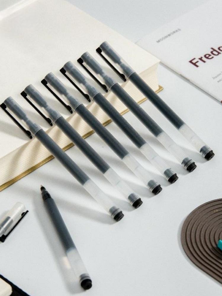 

25-Pack Black Pen Refills, Large Capacity, High Writing Capacity, Quick-Drying Gel Pens, Black Student Office Pens, Advertising Pens, Smooth W