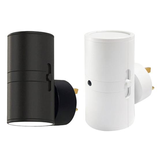 Motion Sensor Night Light with Dimmable Warm White LED Dual-Sided Lighting 90-degrees Rotatable Wall Sconce Light for Bedroom Hallway Kitchen