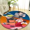 1pc NARUTO (4) Design Printed Area Round Carpet for Bedroom Living Room Home Decor Rugs Mat Non Slip Mat Rug for Bedside
