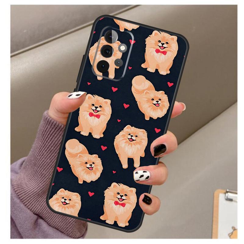Pomeranian Dog Case For Samsung Galaxy A56 A16 A26 A36 A06 A52 A53 A33 A13 A34 A54 A14 A15 A35 A55 A22 A32