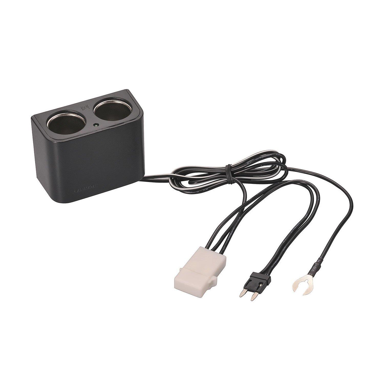 

Carmate Car Cigarette Lighter Socket Fuse Box with Mini Flat Convenient for Dashcam CT773 Wiring, Type, Installation, Black,