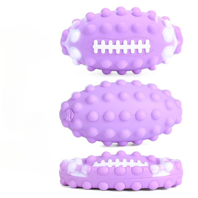 3D Football Pinch Ball Silicone Decompression Toy for Kids Stress Relief Vent Squeeze Ball Fun Gift