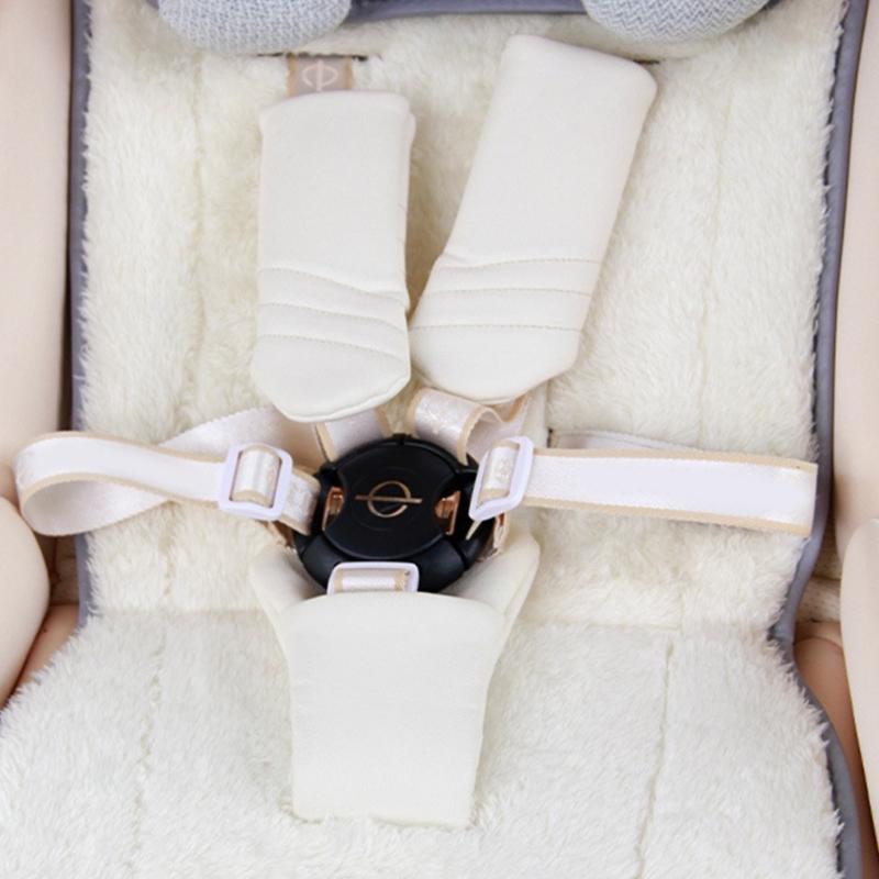 Moisture Wicking Strollers Cushion Reversible Polyester Fabric Easy Installation No Tool Needed Baby Cart Accessory
