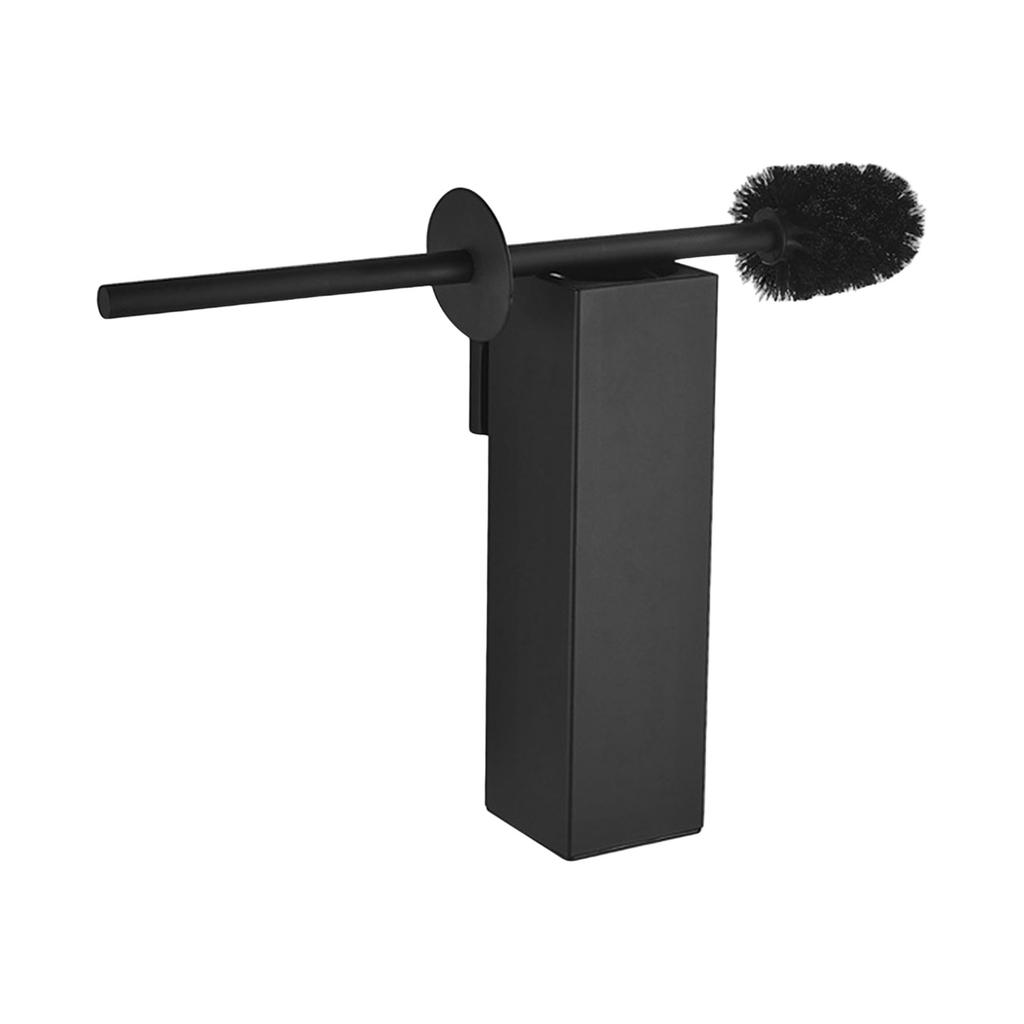 Vertikale Deodorant-Toilettenbürste aus Aluminium für den Weltraum ohne Installation. Deodorant mit langem Griff und Deckel. Haushalt Hotel Badezimmer Reinigungsball