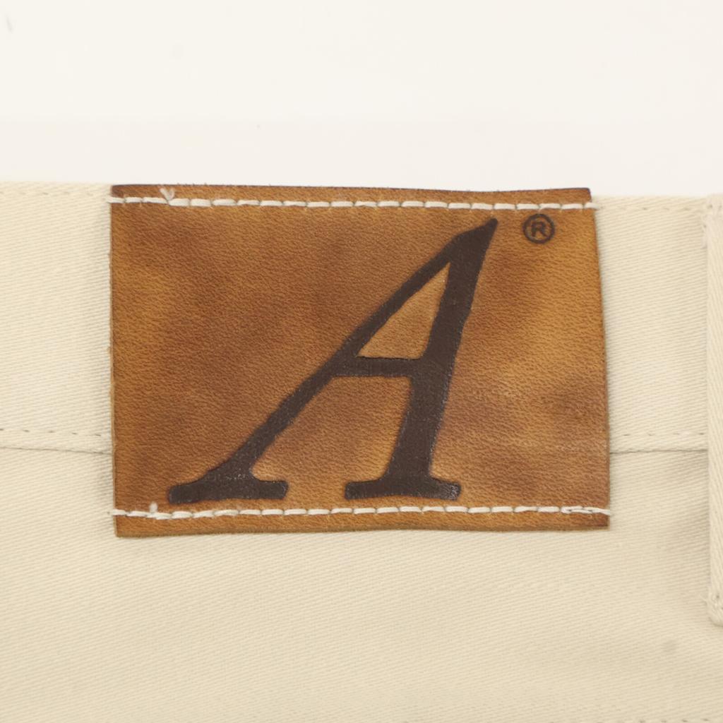 ANATOMICA Beige 618 MARILYN2 SATEEN Chino Pants Bottoms 27 beigeUsed