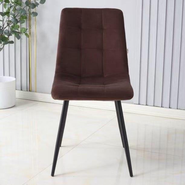 Modern Velvet Dining Armchair for Home or Café