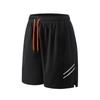 Men's Athletic Shorts with Elastic Waistband Drawstring and Side for Sports and Activities