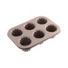 Pastry Bakeware Non-Stick Carbon Steel Cookware Cannele Mould Baking Tool Cake Pan Canele Mold