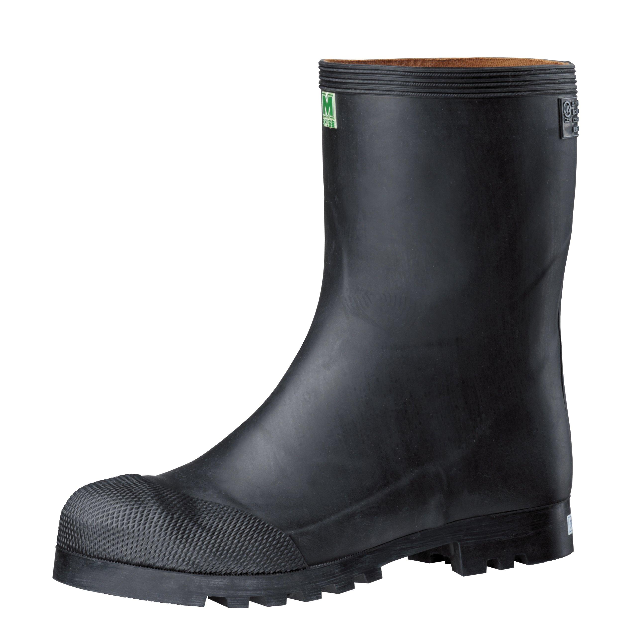 

Safety Shoes JIS Standard Boots with Toe Cap 913 Lining Black cm [Midori Anzen] 26.0 чорний