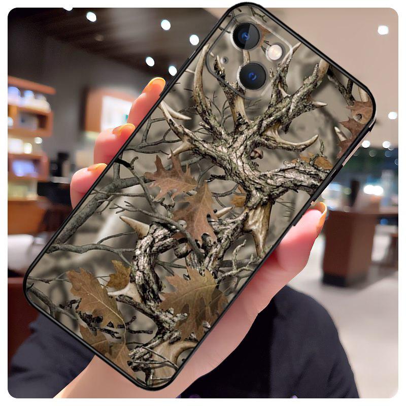 Hunting Camo Case For iPhone 16 Pro Max 14 13 12 11 15 17 Pro Max mini 15 16 Plus 16e 17 Air Phone Cover