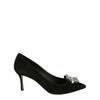 Winnie 70 Suede Pumps Black