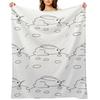 Rocket Bunny Rabbit Throw Blanket Multi-Purpose for Babies Thermal for Sofa Blankets