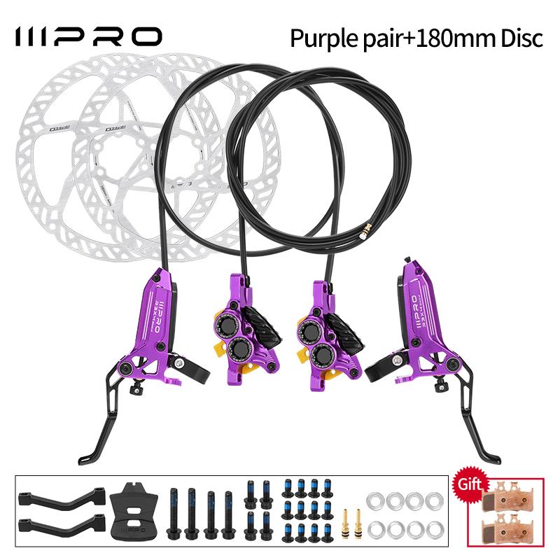 2025 ONIRII IIIPRO R3X4 Horizontal Cylinder 4-Piston Hydraulic Disc Brake Quick Release MTB Caliper for MTB, Climbing, AM,XC NEW
