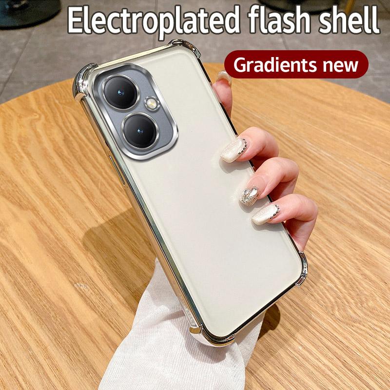 Etui na Xiaomi Redmi 13C 5G Etui na telefon Xiaomi Poco M6 5G Błyszczący brokatowany silikonowy pokrowiec z powłoką galwaniczną na obiektyw aparatu Miękki pokrowiec na tył