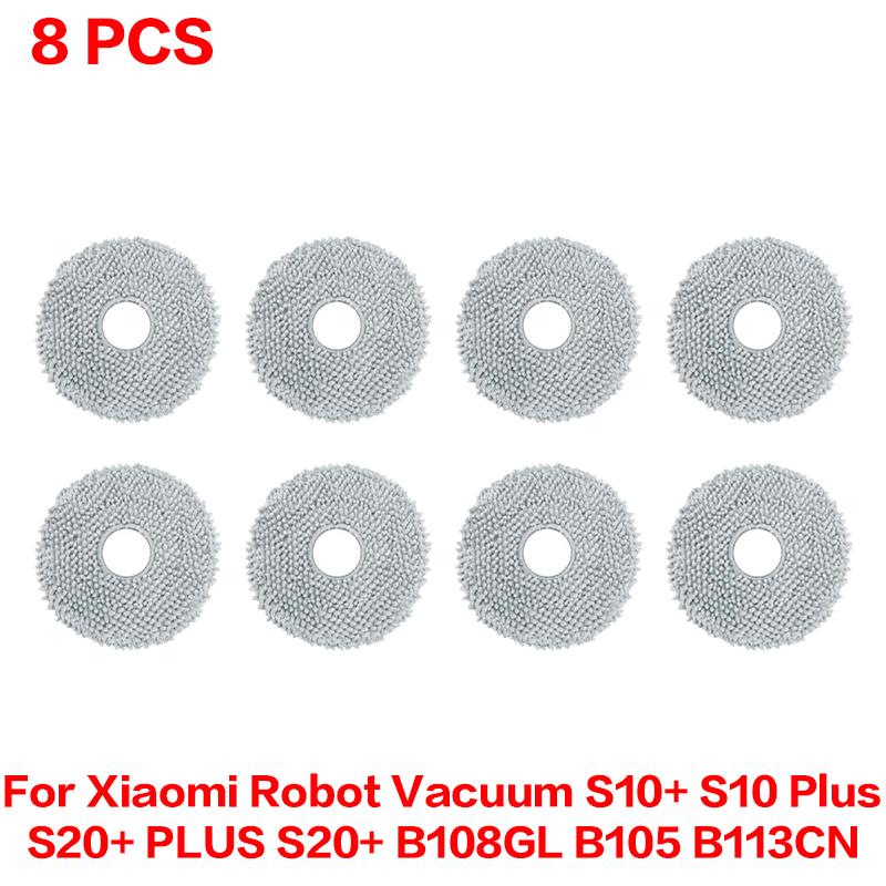 For Xiaomi Robot Vacuum S10 Plus S10+/ S20+ PLUS /S20+/B108GL / B105 / B113CN Spare Parts Filter Main Side Brush Mop Accessories