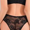 Rhinestone Sexy G-String Buckle Traceless Briefs Female Lingerie Lace Thong  Girl