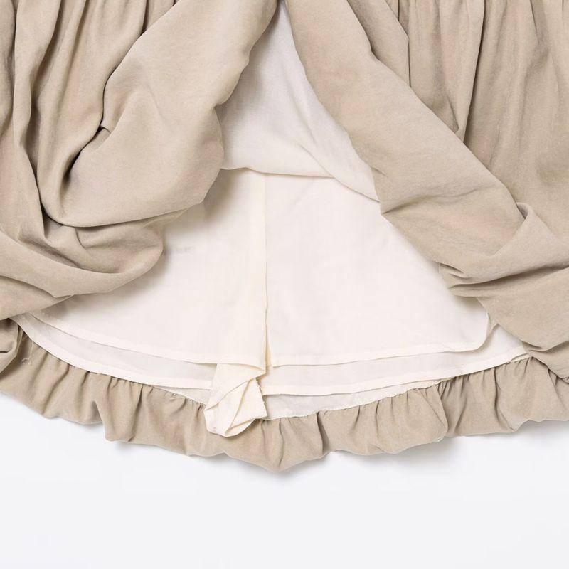 Kaslead New Arrival Women's Clothing Fashion Style Stylish Simple and Versatile Lantern Mini Skirt 2993921 711