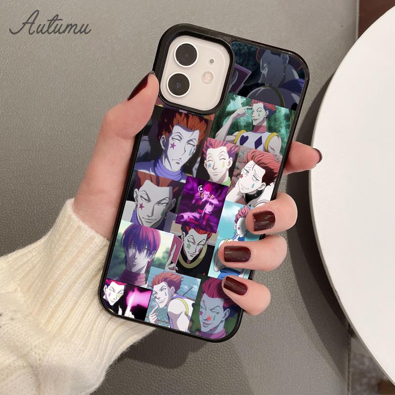 Custodia per telefono Hisoka Anime Hunter X hunter per iPhone 11 12 13 14 Pro Max mini X XR XS SE 2020 6S 7 8 Plus Galaxy S21 S22