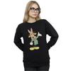 Disney Womens/Ladies Mickey Mouse Easter Bunny Sweatshirt
