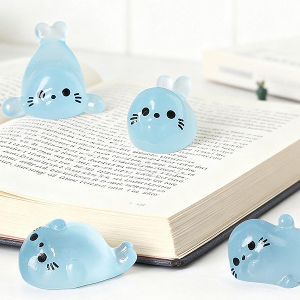 3D Resin DIY Jewelry Accessories, Realistic Glow-in-the-dark Little Seal