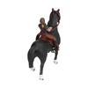 Pferd Rodeo Figur Kinder Kind Simuliertes Bauernhofpferd Reiter Modell Spielzeug Geburtstagsgeschenk Schmuckstück Grüner Reiter