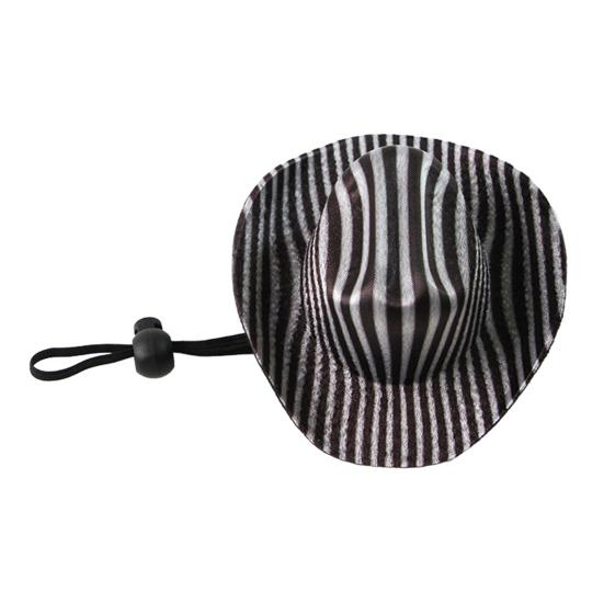 Domácí mazlíčci Kovbojský klobouk Retro Westernový kovbojský klobouk Nastavitelný Třpytivý klobouk pro psa