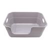Extra Large Semi-Enclosed Odor-Control Cat Litter Box with Anti-Splash Design
