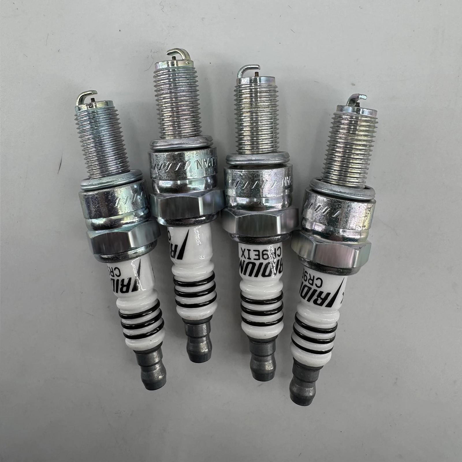 

4PCS CR9EIX 5448 Motorcycle Iridium Spark Plug 3521 CB400 CBR VTR RZR XP900 XP1000 XP 900 1000 Pair SUZUKI GSXR CR9EIA-9 IU27 4pcs