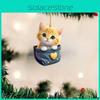 Car Interior Accessories Acrylic Cute Cat Rearview Mirror Charm Pendant Decor