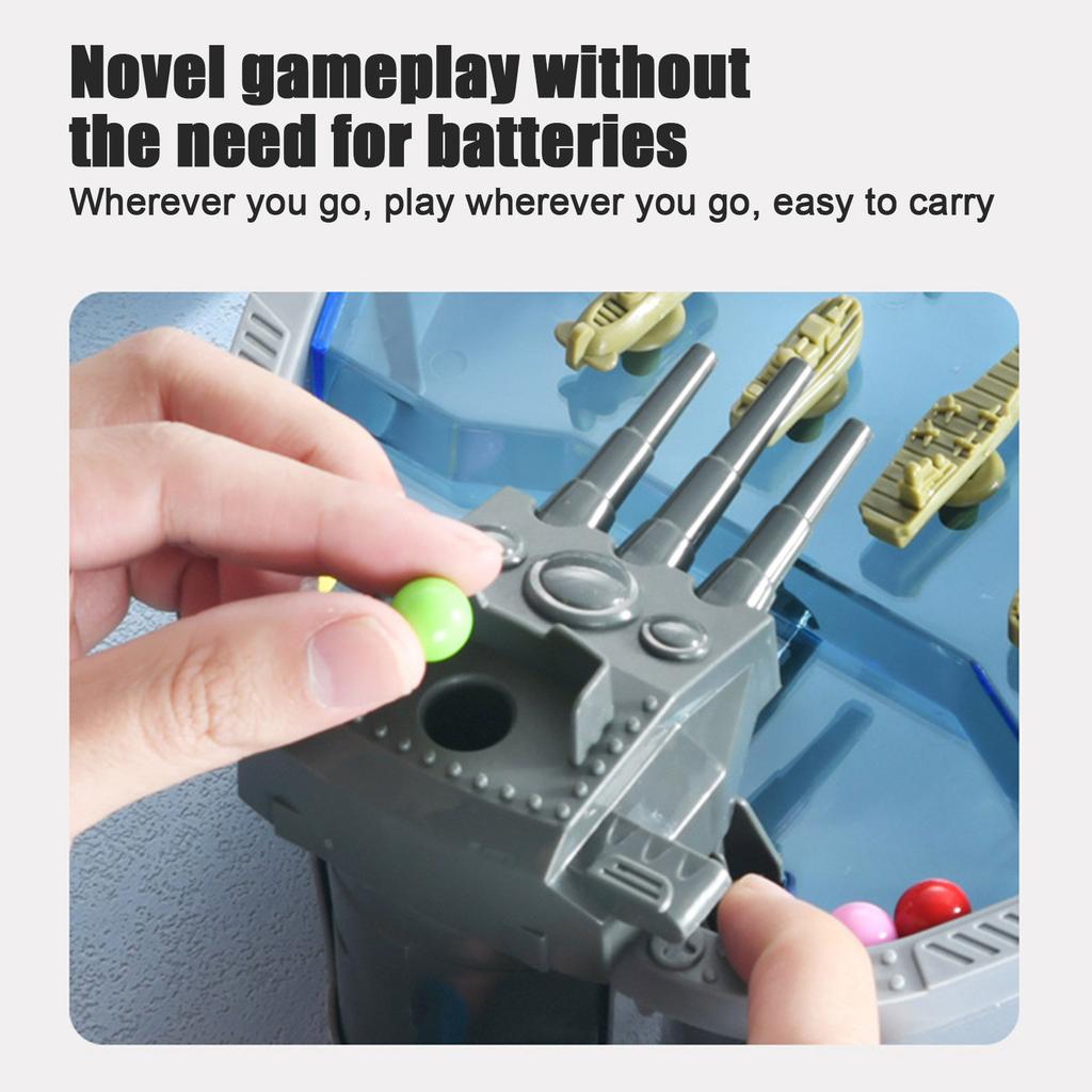 Navy Battleship Game, 2 Player Tabletop Battleship Game, Competitive Game For Kids Over 6 Years Old, Suitable For Home, School