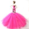 Mermaid Dress For Barbie Doll Clothes Formal Fishtail Wedding Dress Party Gown For Barbie Doll Clothes Handmade Dresses Toy