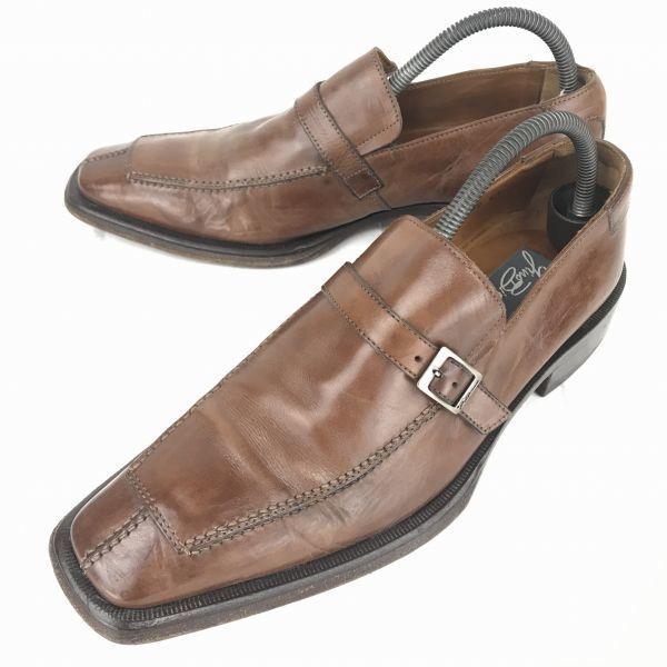 

Gino Bianchi Португальская кожа Слипоны Детали ремня Туфли платья Коричневый 26.0