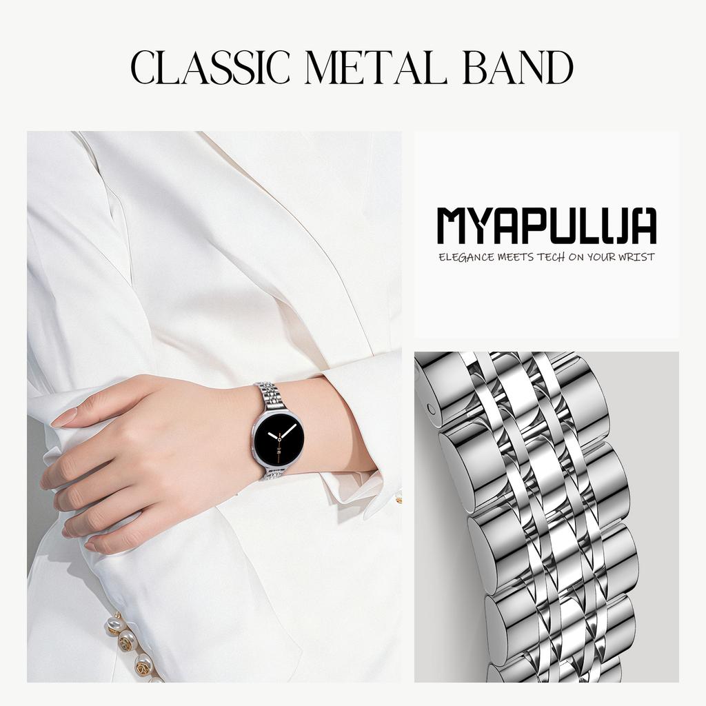 Slim band For Samsung Galaxy Watch 8 strap 44mm 40mm Accessories Metal Stainless steel Bracelet correa Galaxy Watch 8 classic 46