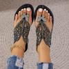 Flat-bottomed Women's Shoes, Beach Flip-flops