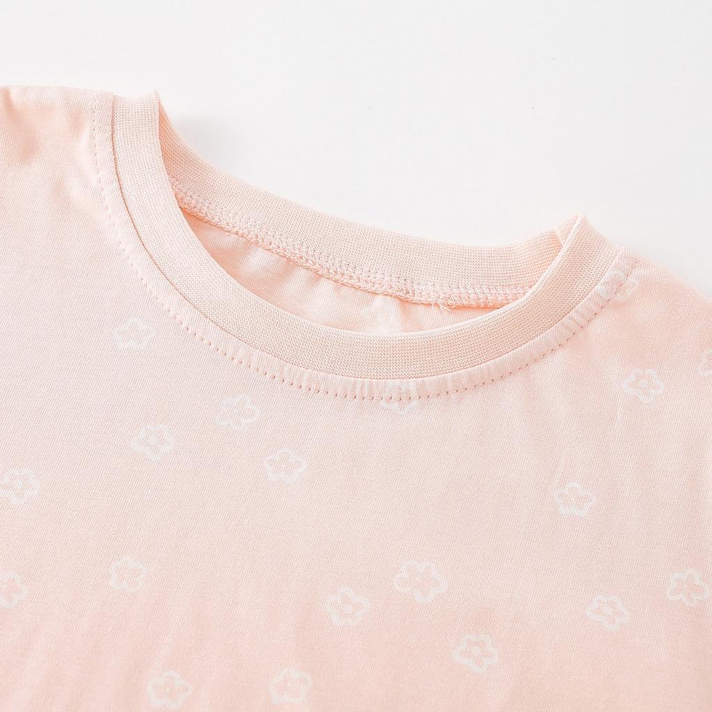 Kids' Round Neck Color Base Layer Top for Fall Winter Casual Wear