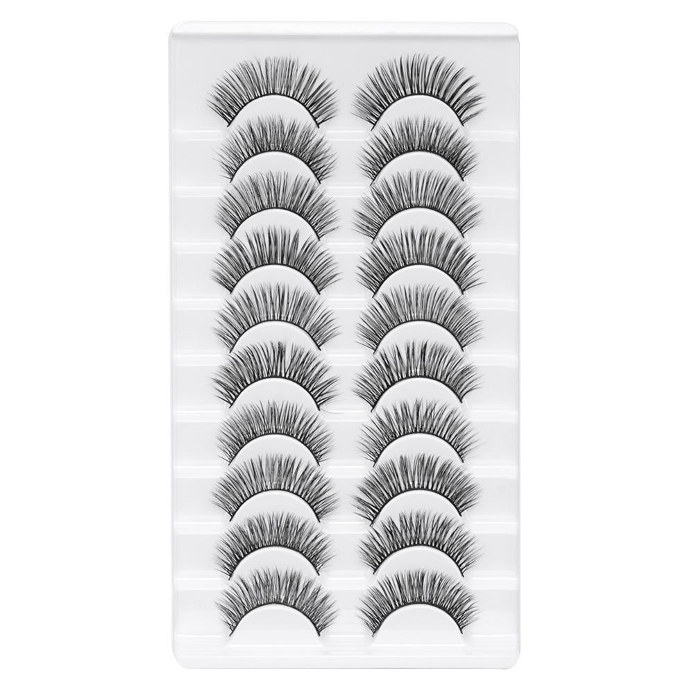 Natrual Long False Eyelashes Handmade Eye Makeup Tools Beauty 3D Faux Mink Lash Eye Lash Extension