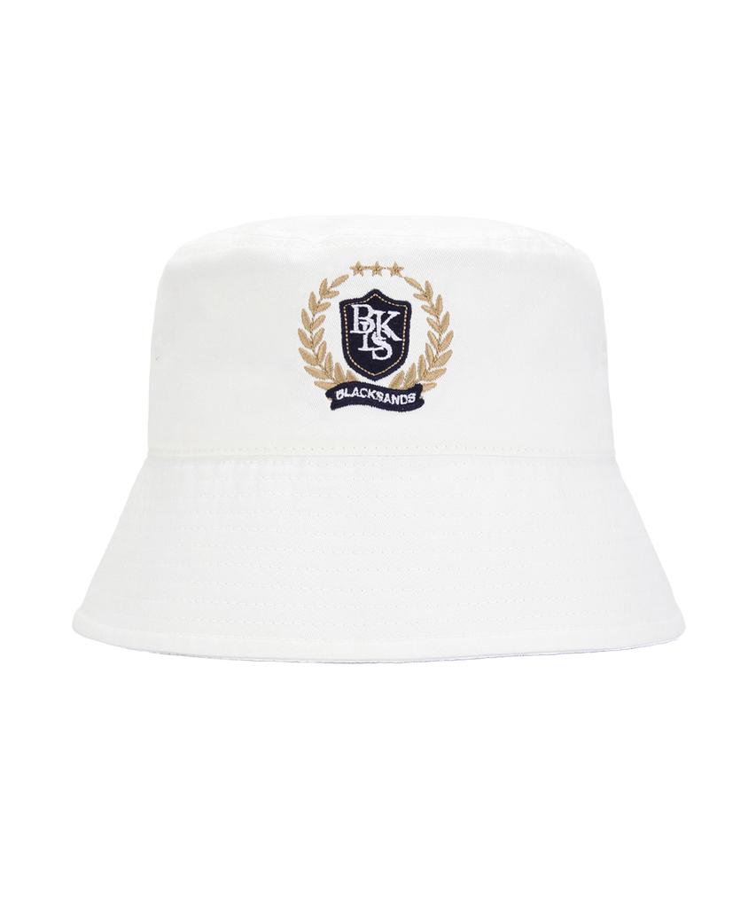 Beullaegsaenjeu School Casual Embroidered Bucket Hat_White